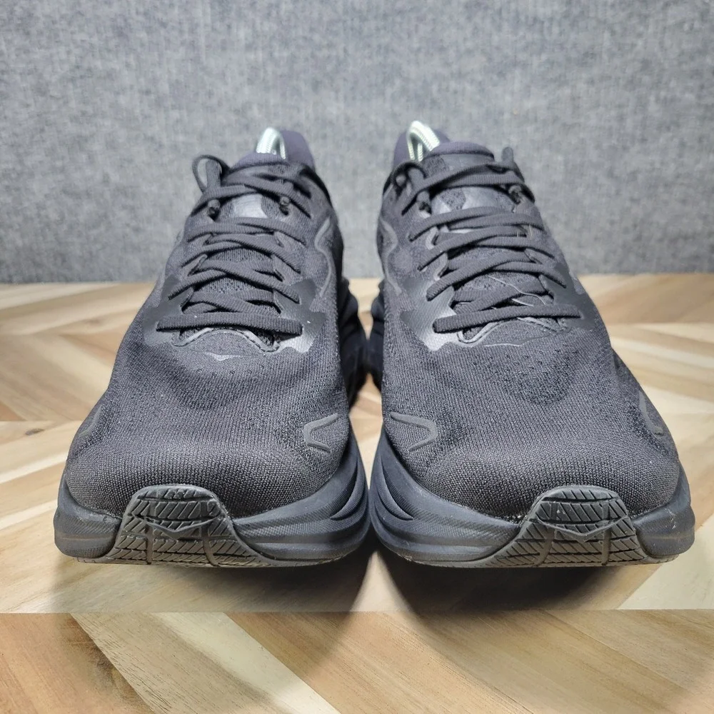 Hoka One One HOKA Clifton 10 Triple Black Size 13 D Sneakers Comfort Cushioned